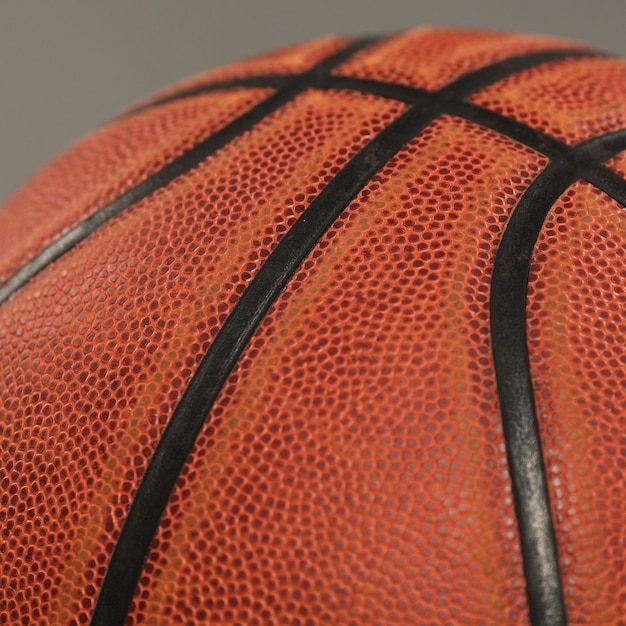 Gratis foto close-up van basketbal