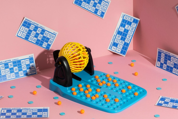 Gratis Foto close-up van bingospelelementen
