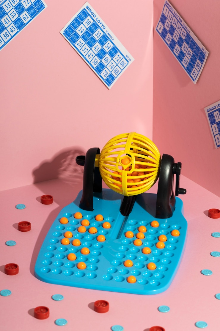 Gratis Foto close-up van bingospelelementen