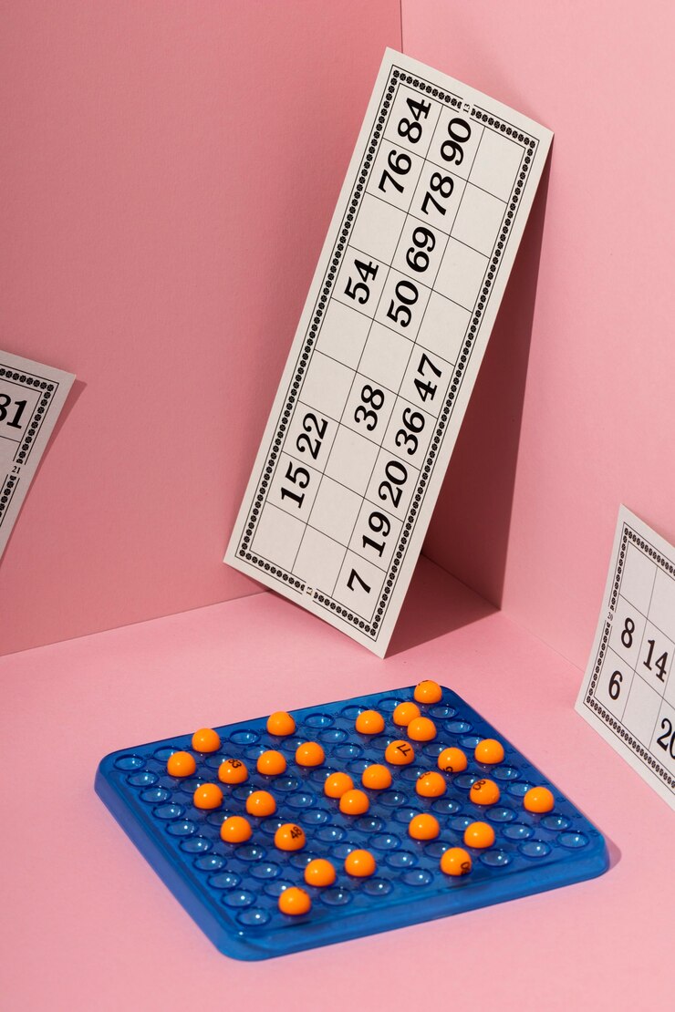 Gratis Foto close-up van bingospelelementen