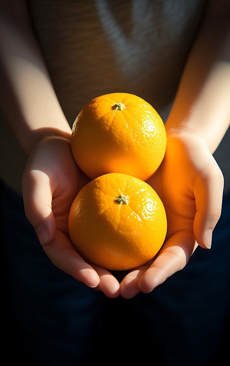 Gratis Foto close-up van citrusvruchten van het seizoen voor de winter