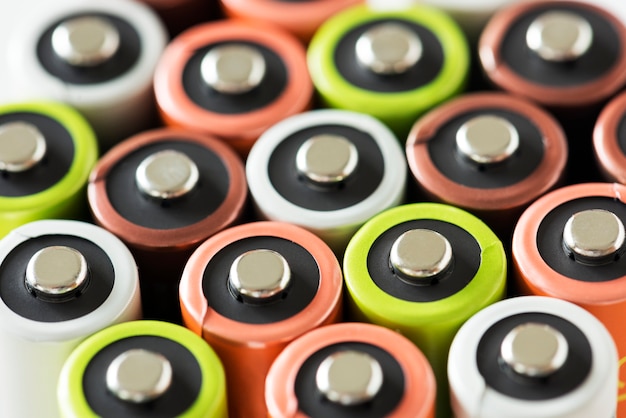 Gratis foto close-up van de batterij