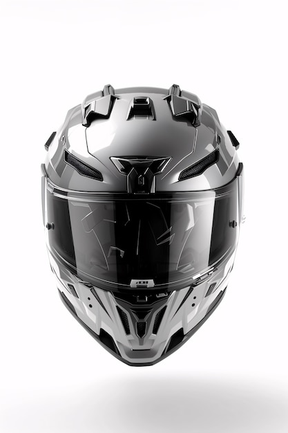 Gratis foto close-up van de motorhelm