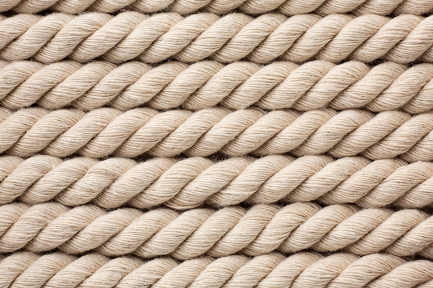 Close-up van de samenstelling van de touwtextuur
