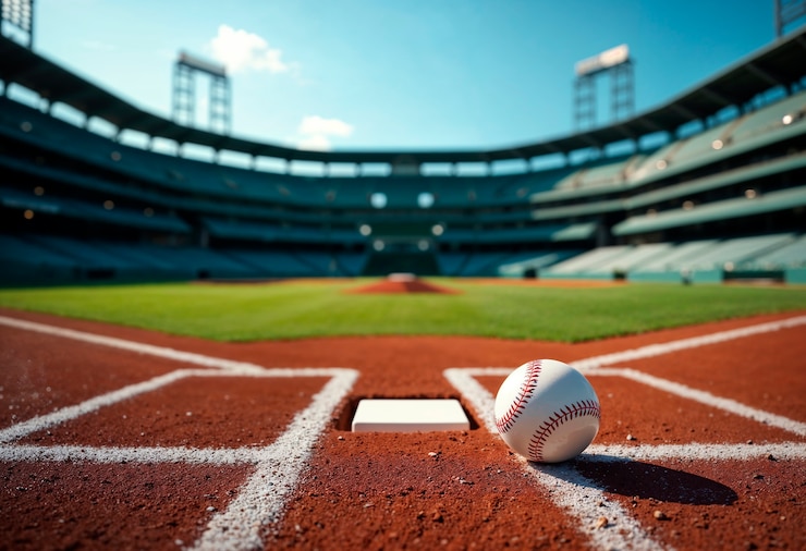Gratis Foto close-up van de sportomgeving met honkbal