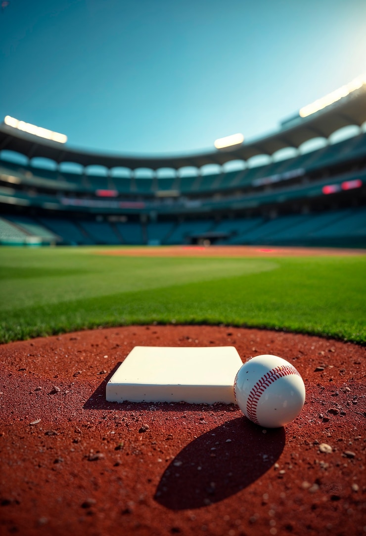 Gratis Foto close-up van de sportomgeving met honkbal