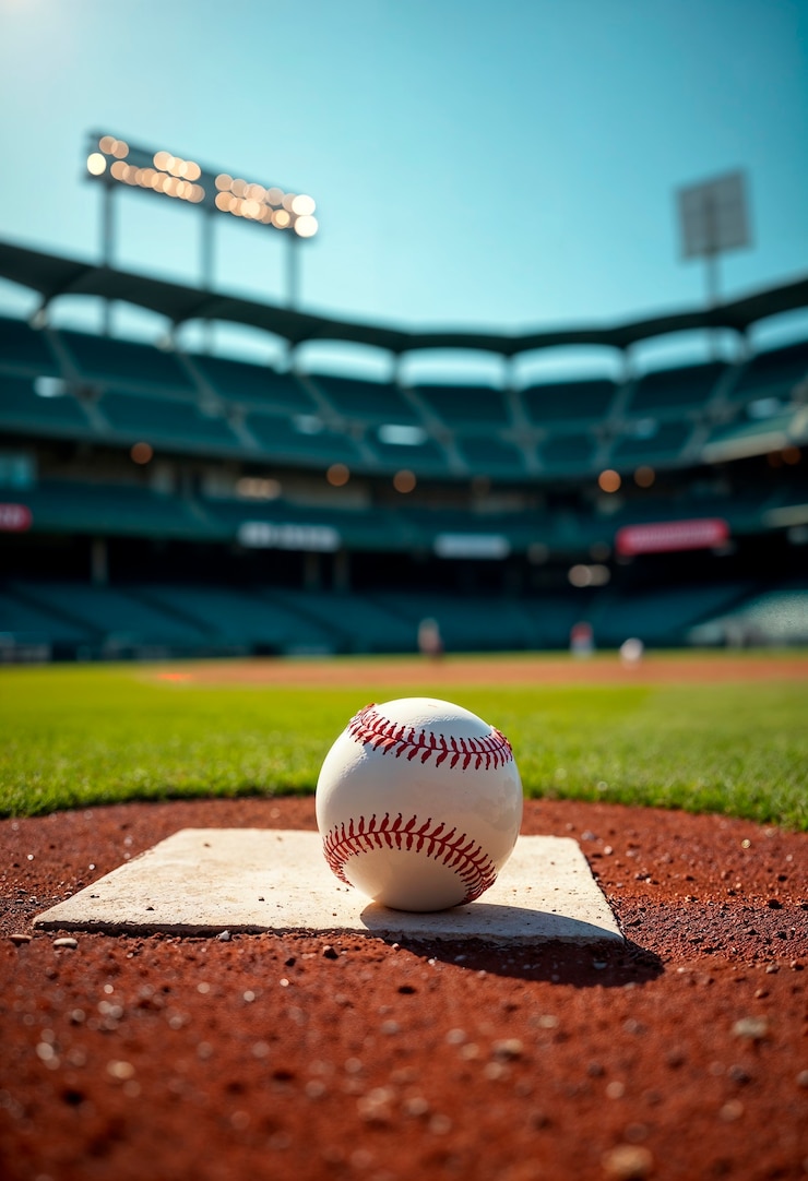 Gratis Foto close-up van de sportomgeving met honkbal