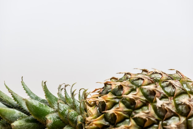 Close-up van een halve ananas. Horizontaal