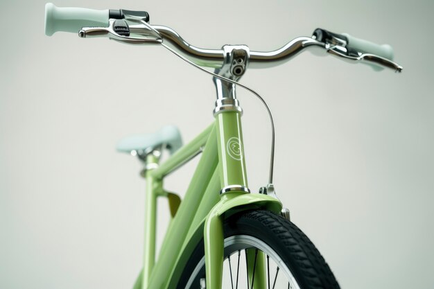 Close-up van fietsdetails en onderdelen