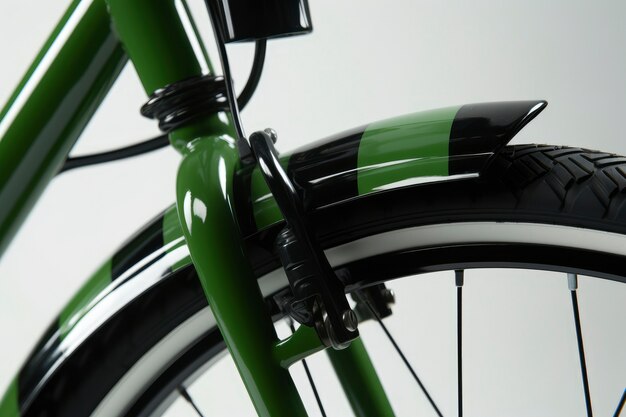 Close-up van fietsdetails en onderdelen