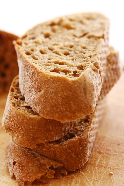 Close-up van gesneden brood
