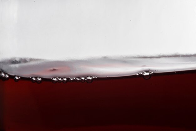 Close-up van heerlijke rode wijn