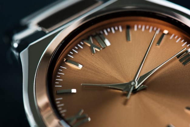 Gratis foto close-up van horloge