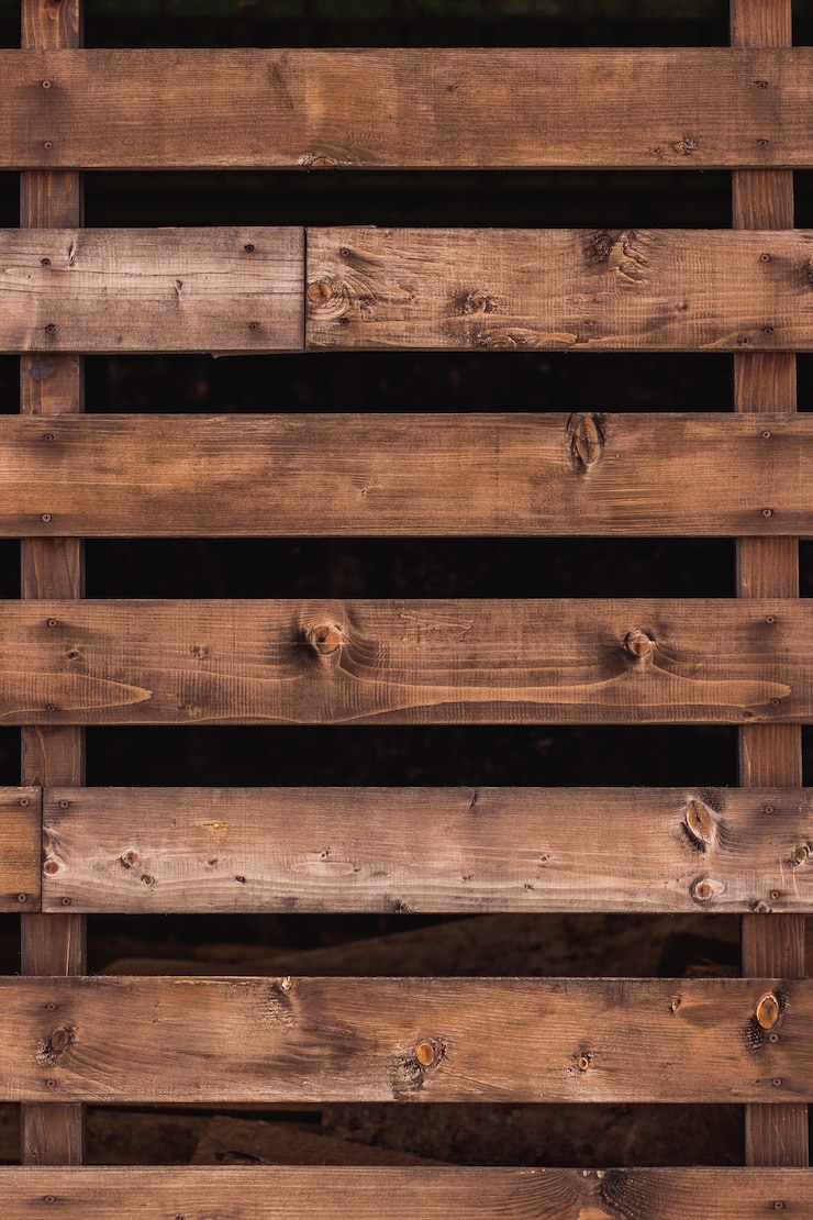 Gratis Foto close-up van houten plank hekken