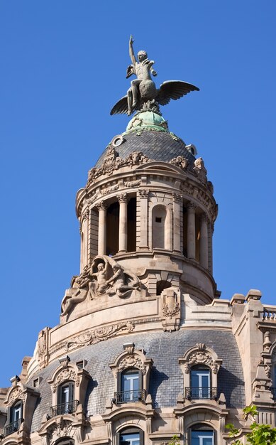 Close-up van huis in Passage-de-Gracia, Barcelona