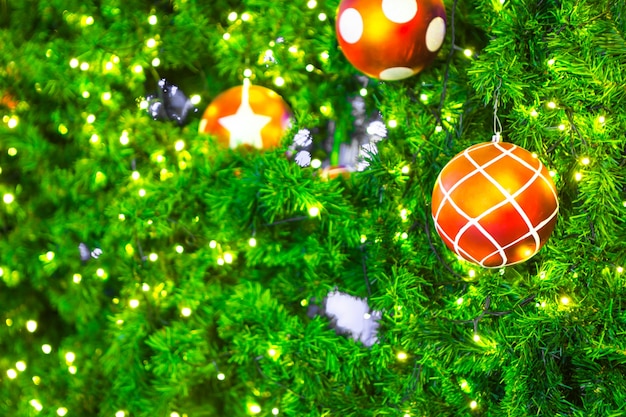 Close-up van Kerst boom versieringen