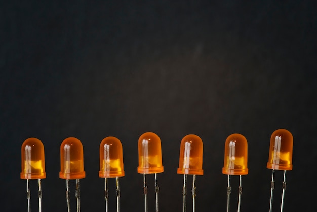 Close-up van lichtgevende diode