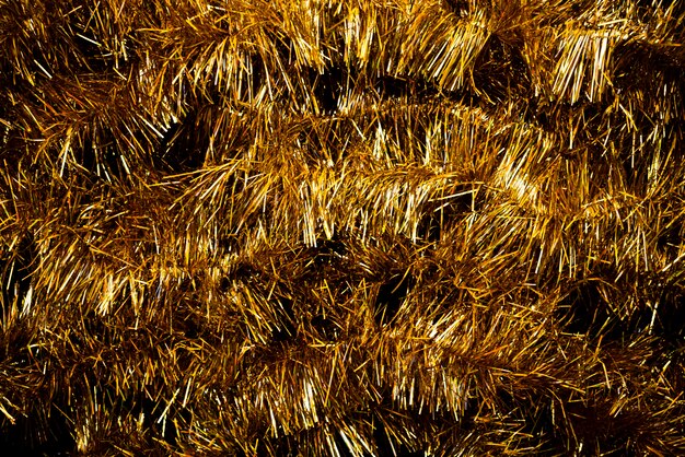 Close-upbos van gouden klatergoud