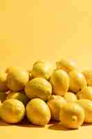 Gratis foto close-upbos van organische citroenen
