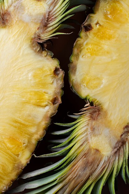 Close-uptextuur van ananas