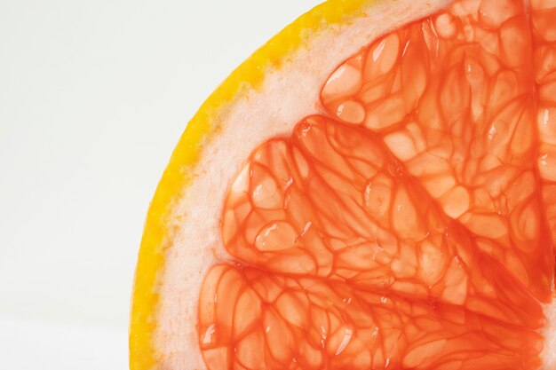 Close-uptextuur van citrusvruchtenplak