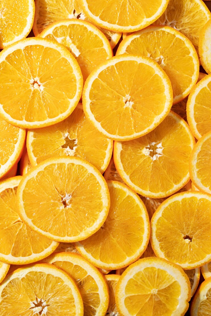 Gratis Foto close-uptextuur van citrusvruchtenplakken