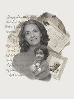 Gratis foto collage met oude vrouwen en jeugdherinneringen