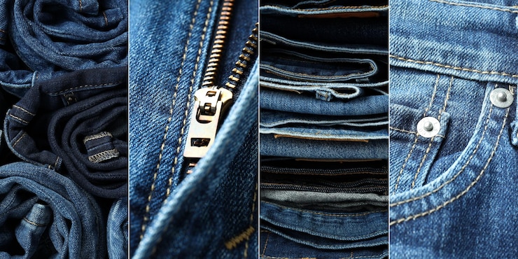 Gratis Foto collage van foto's met jeans close-up