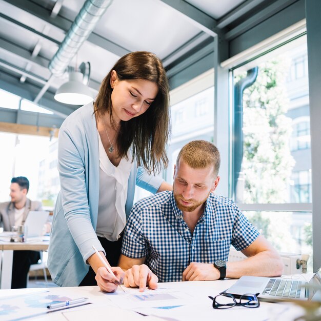 Collega&#39;s die diagrammen corrigeren