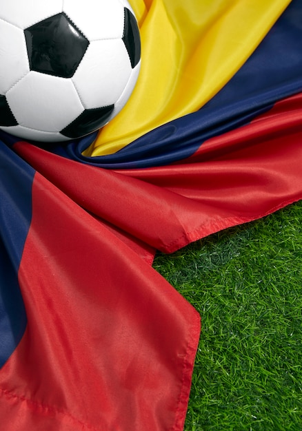 Gratis foto colombiaans voetbalelftal concept