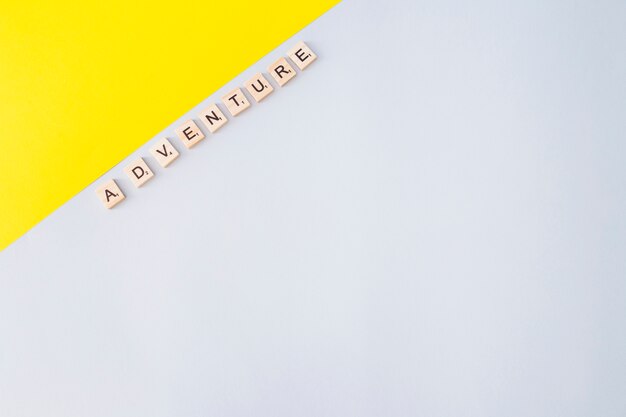 Compositie van reiselementen met copyspace
