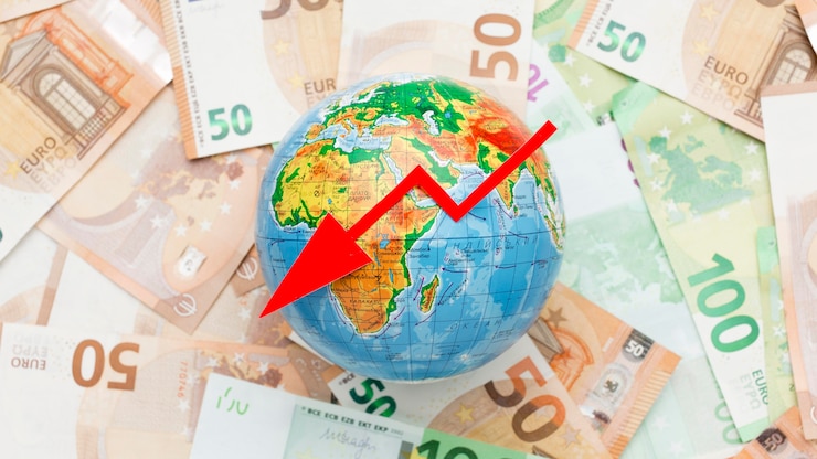 Gratis Foto concept van wereldwijde economische crisis