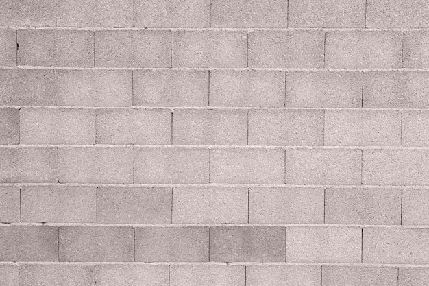 Concrete bakstenen muur