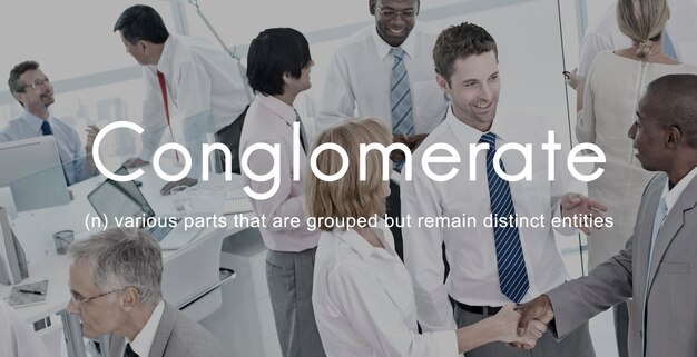 Conglomeraat Alliance Business Samenwerken Team Concept