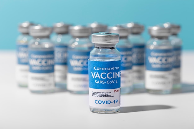 Coronavirus-regeling met ontvangers van vaccins