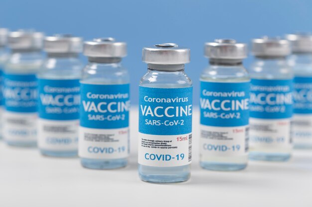 Coronavirus-regeling met ontvangers van vaccins