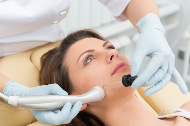 Cosmetische injectie procedure