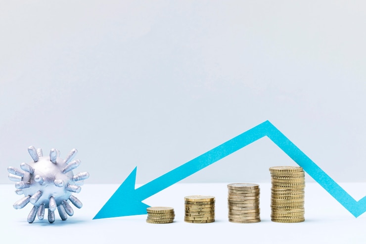 Gratis Foto covid-19 wereldwijde economische crisis