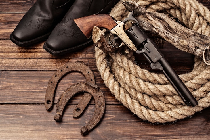 Gratis Foto cowboy achtergrond concept