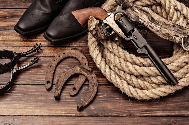 Gratis Foto cowboy achtergrond concept