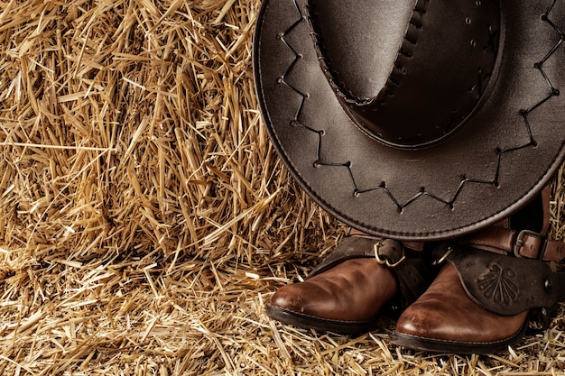 Gratis foto cowboy achtergrond concept