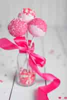 Gratis foto creatief cakepop concept