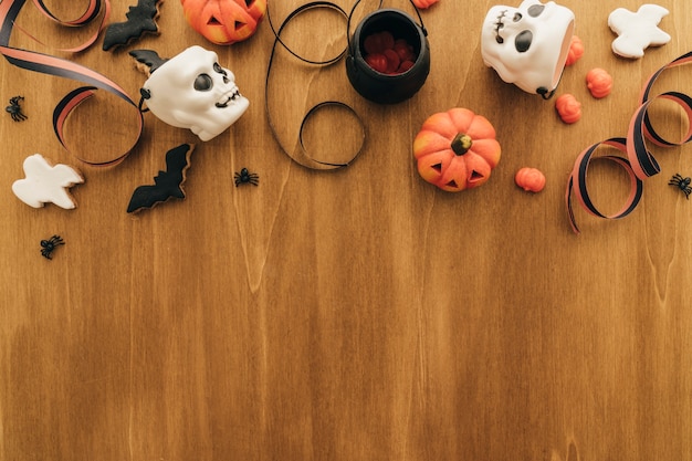 Gratis foto creatief halloween concept