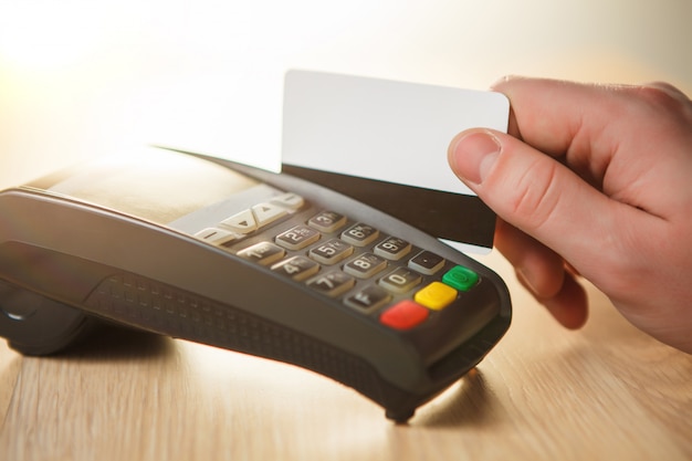 Creditcardbetaling, koop en verkoop producten of service