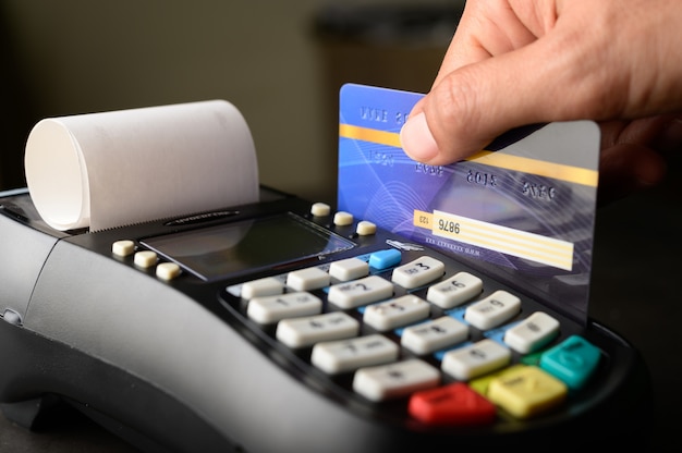 Creditcardbetaling, producten en service kopen en verkopen