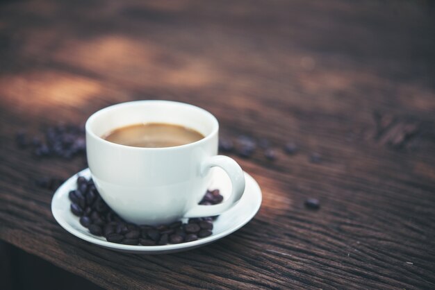 Cup natuurlijke espresso tafel energie