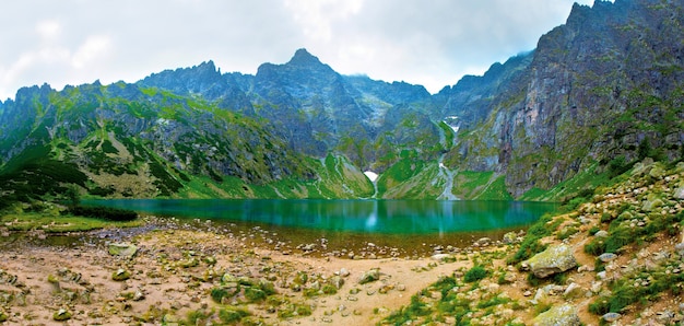 Gratis foto czarny staw in tatry.