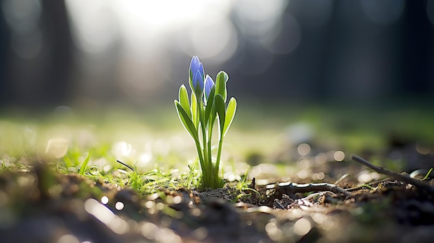 Gratis foto de betovering van de voorjaarsbloesems en het frisse leven