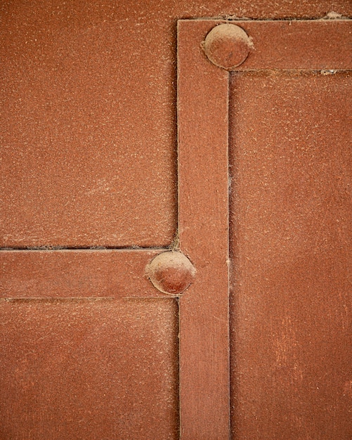 Gratis foto de industriële bruine achtergrond van de staalclose-up