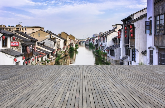 De prachtige oude straten van suzhou